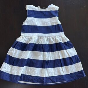 Crewcuts Blue and White Ruffled Tiered Sundress